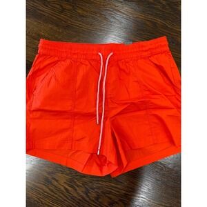 Torrid Poplin Yacht Shorts Orange Elastic Drawstring Waist 41965828 Womens 1 1X